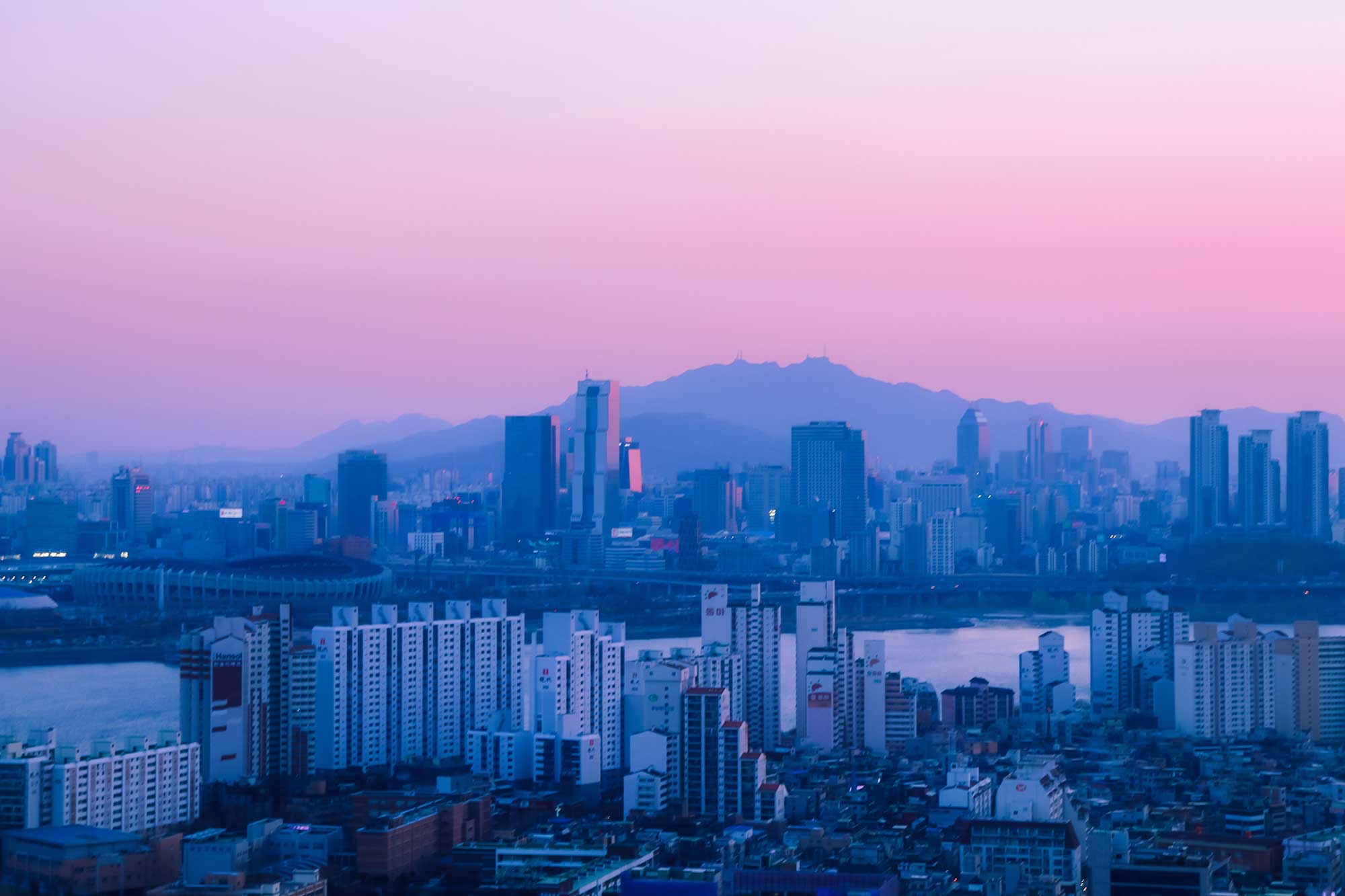 Korea skyline