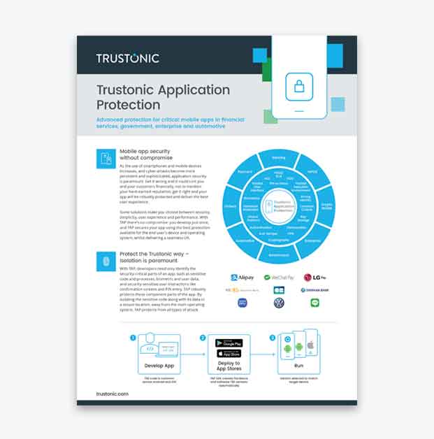 Trustonic Application Protection Download Product Information