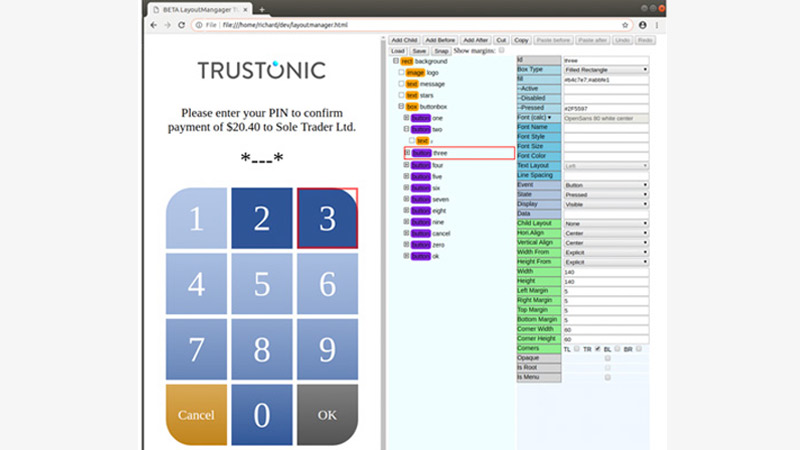 TUI Graphical Editor