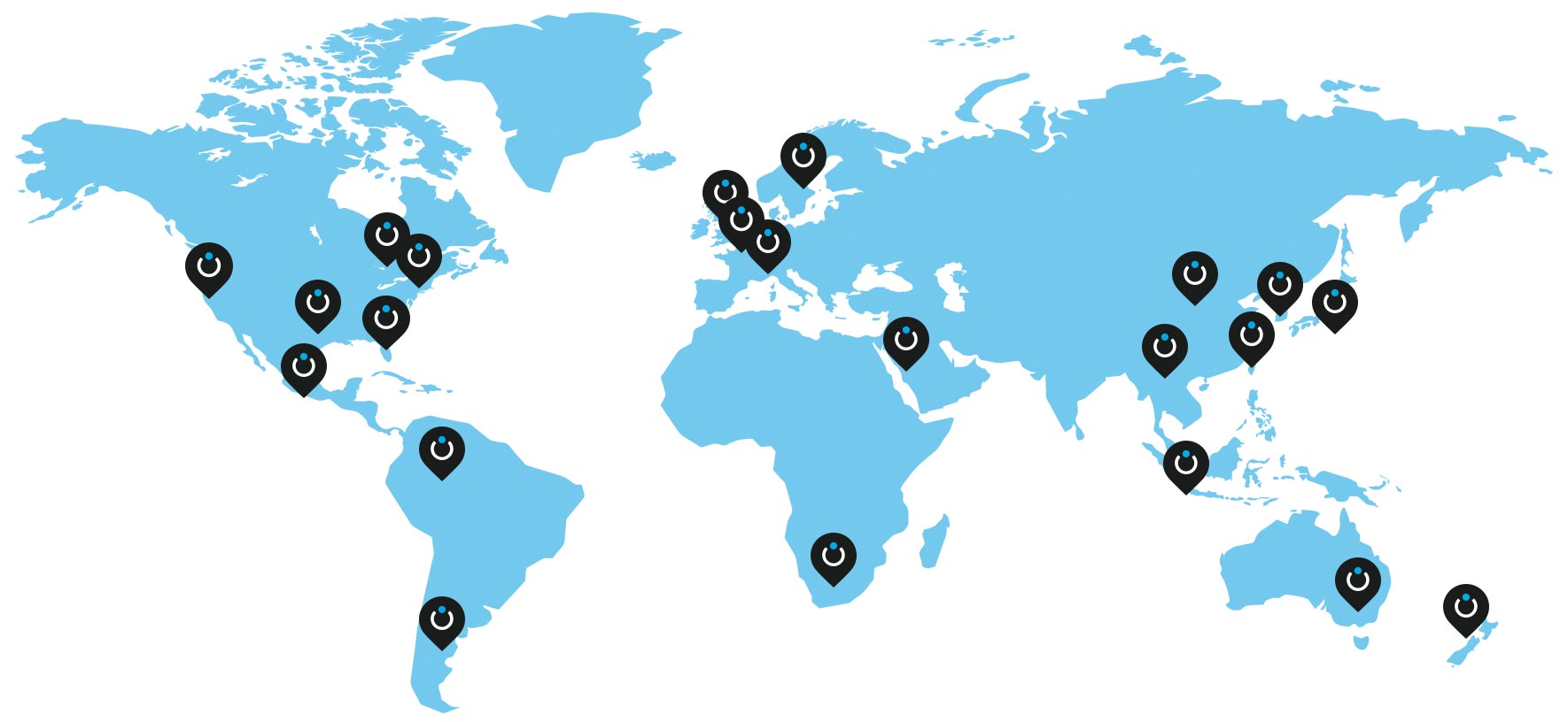 Trustonic Global Footprint