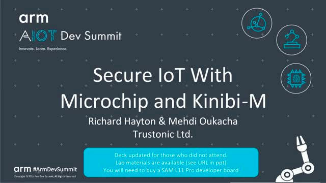 Webinar: Secure IoT with Microchip and Kinibi-M