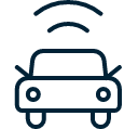 Connected Car Icon