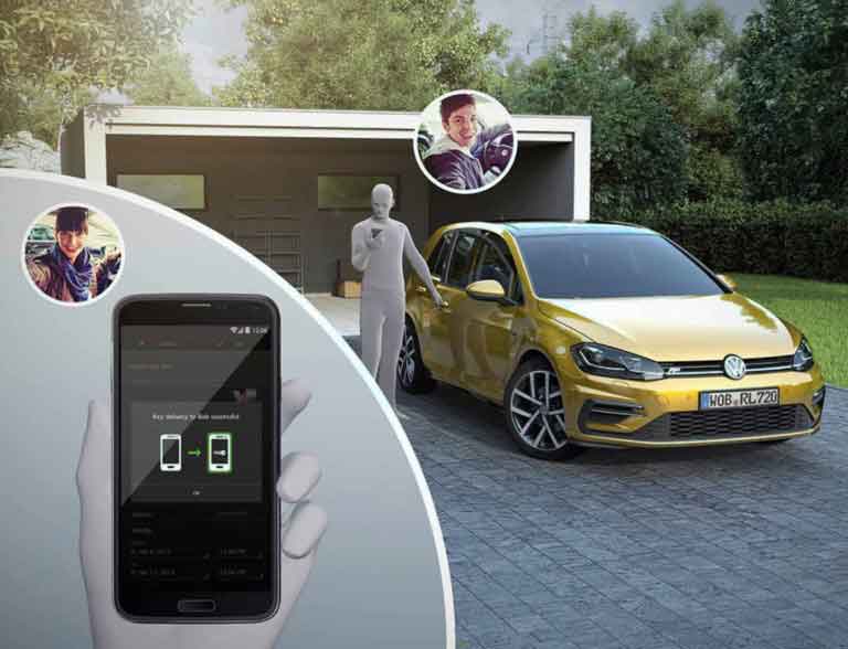 Volkswagen-Secure Digital Car Key App