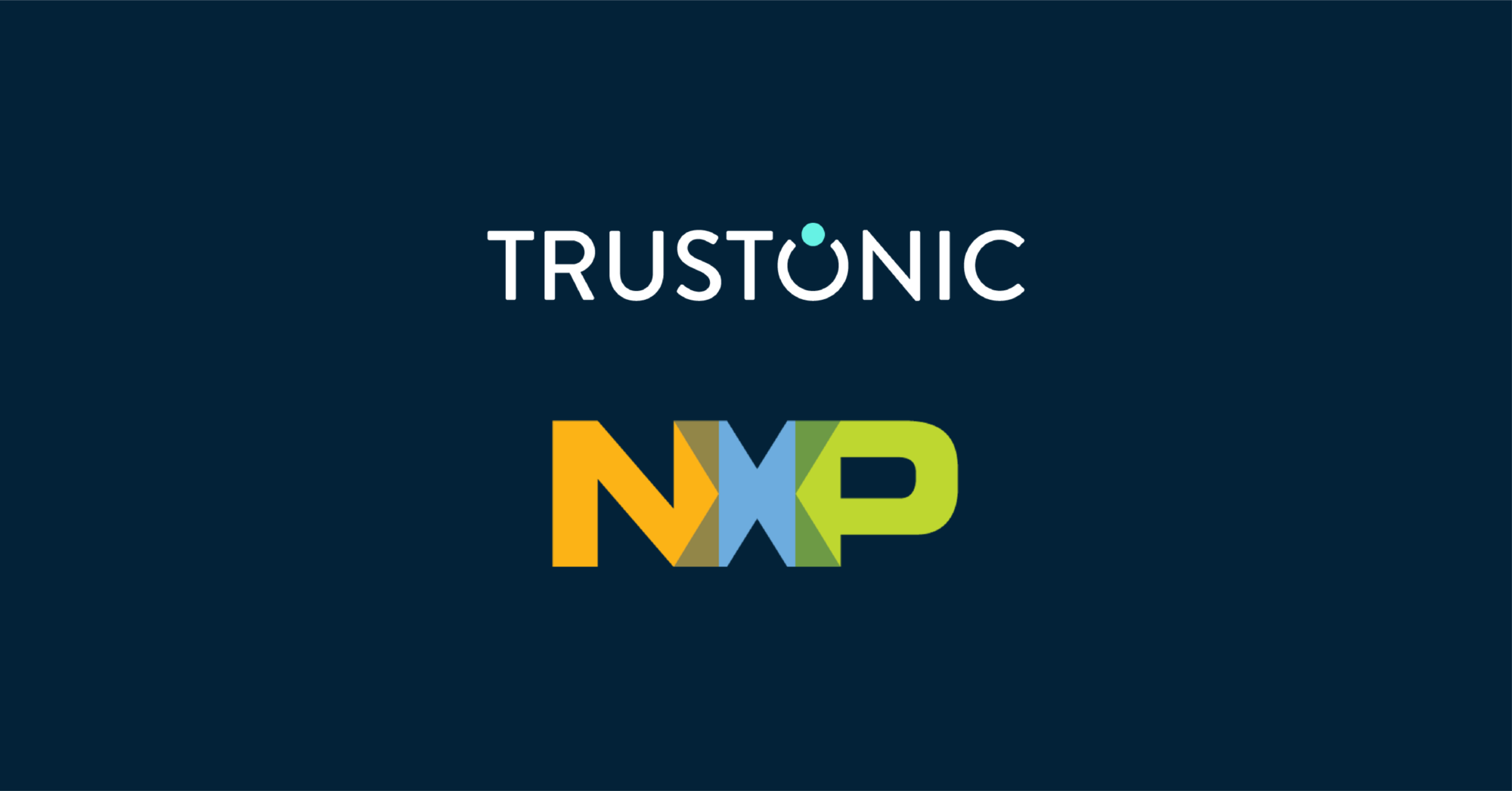 trustonic x NXP Trustonic 6 NXP logos
