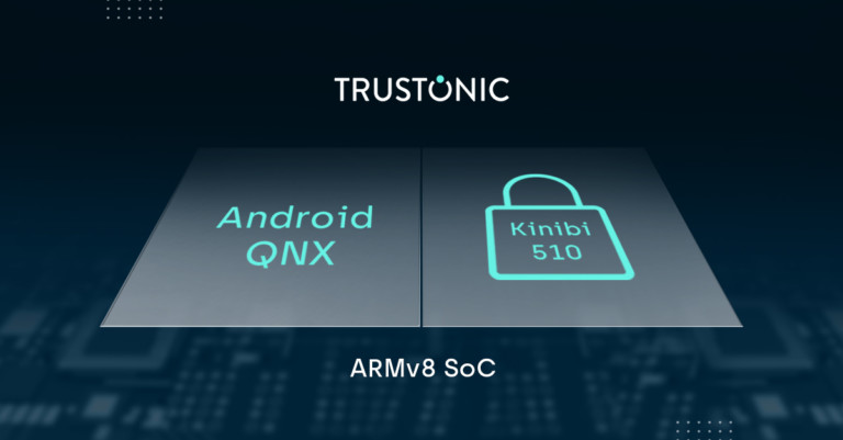 Kinibi-510 TEE next to Android and QNX