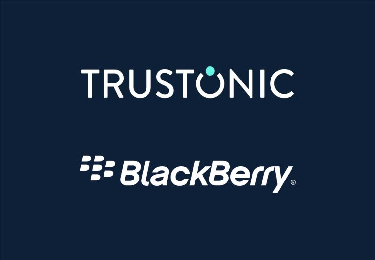 Trustonic & Blackberry logos