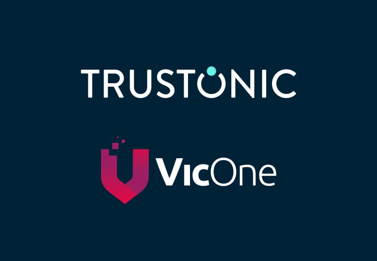 Trustonic and Vic One logos