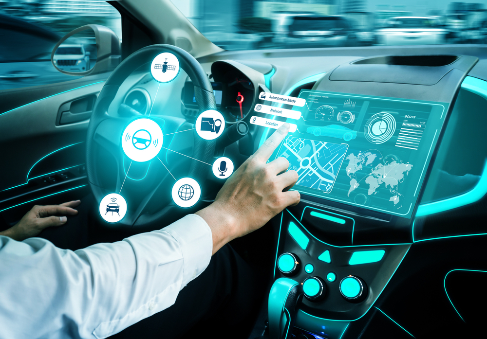 Driverless,Car,Interior,With,Futuristic,Dashboard,For,Autonomous,Control,System